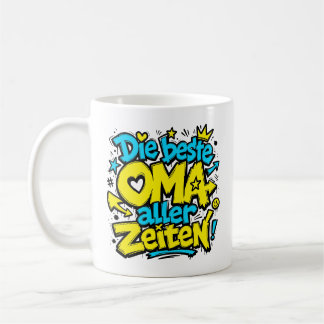 die beste oma aller zeiten graffiti 1 kaffeetasse