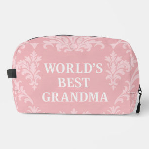 Die beste Oma der Welt Elegant Soft Pink White Waschbeutel