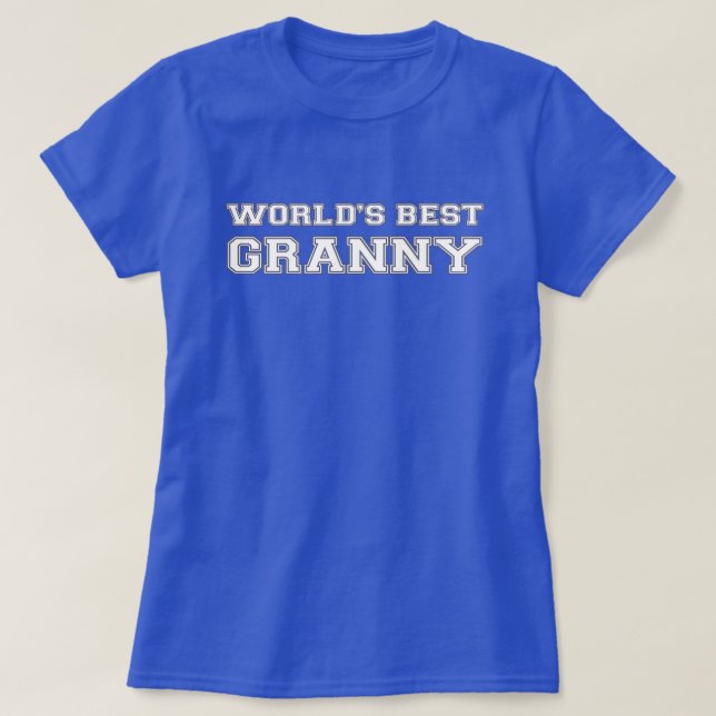 Die beste Oma der Welt T-Shirt (Design vorne)