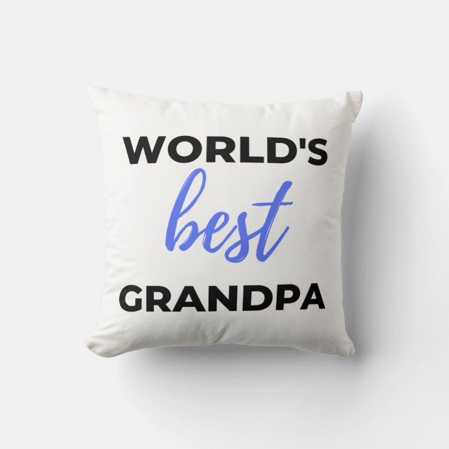 Die beste Opa bl Kissen (Vorderseite)