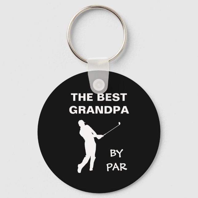 Die beste Opa Par Golf Grand Pub Golfer Schlüsselanhänger (Vorderseite)