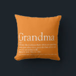 Die beste Orange der Welt Kissen<br><div class="desc">Personalisieren Sie für Ihre spezielle Oma, Großmutter, Granny, Nan, Nanny oder Abuela, um ein einzigartiges Geschenk für Geburtstage, Weihnachten, Muttertag, Babyduschen, oder jeden Tag, den Sie gewollt, um zu zeigen, wie viel sie Ihnen bedeutet. Eine perfekte Art, ihr zu zeigen, wie phantastisch sie jeden Tag ist. Sie können den Hintergrund...</div>