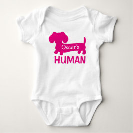 Die beste Personalisierte menschliche Dackel Baby Strampler