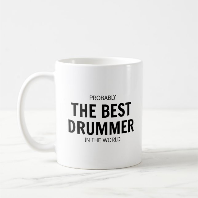 Die beste Schlagzeuger-Tasse Kaffeetasse (Links)