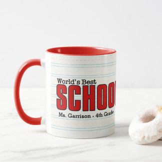 Die beste Schullehrerin der Welt spricht in meinem Tasse