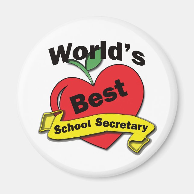 Die beste Schulsekretärin der Welt Magnet (Vorne)