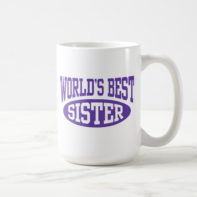 Die beste Schwester der Welt Kaffeetasse (Rechts)