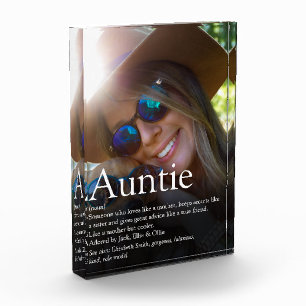Die beste Tante-Tante-Definition der modernen Welt Fotoblock