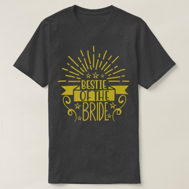 Die beste Trauzeugin der Braut T-Shirt (Design vorne)
