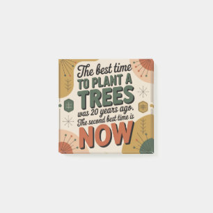 Die beste Zeit, um einen Baum zu pflanzen, war vor Post-it Klebezettel