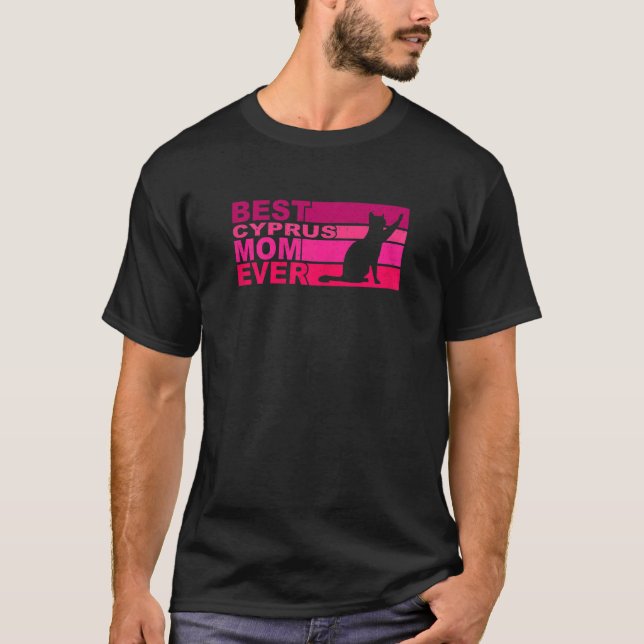 Die beste Zypern-Mama je T-Shirt (Vorderseite)