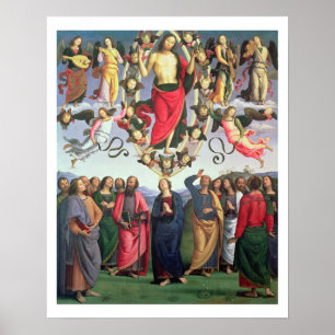 Die Besteigung von Christus, 1495-98 (Öl auf Poster