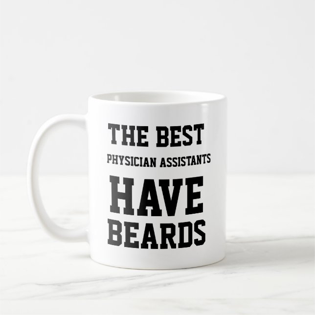 Die besten Ärztinnen und Ärzte haben Bärte Kaffeetasse (Links)