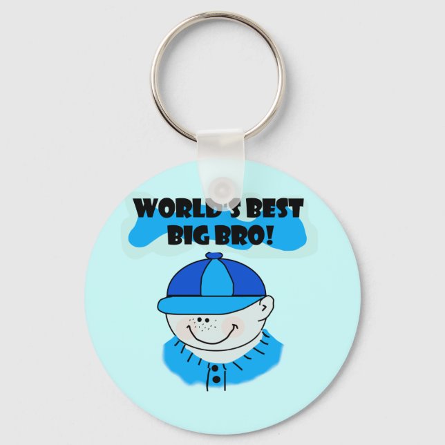 Die besten Big Bro-Trikots und Geschenke der Welt Schlüsselanhänger (Vorderseite)