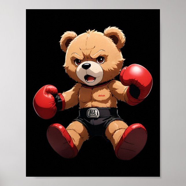Die besten Boxen Kunst für Kinder Männer Handschuh Poster (Vorne)