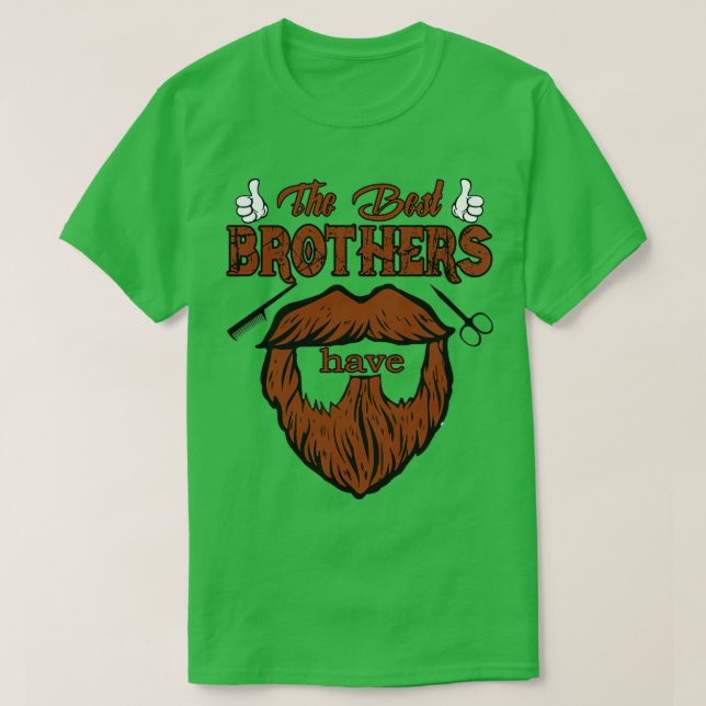 Die besten BRÜDER haben Bärenblumen T-Shirt (Design vorne)