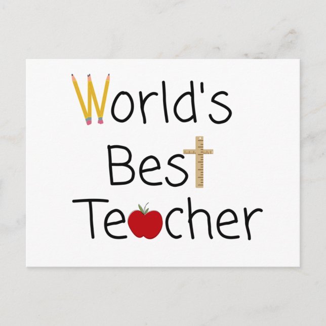 Die besten Cool School-Angebote der Welt für Lehre Postkarte (Vorderseite)