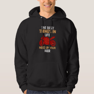 Die besten Dinge im Leben bringen deine Haare durc Hoodie