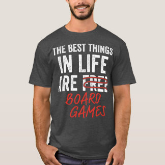 Die besten Dinge im Leben sind Brettspiele Funny G T-Shirt