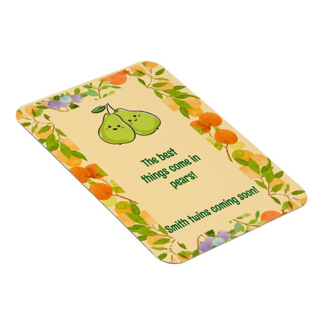 Die besten Dinge kommen in der Ankündigung von Bir Magnet (Rechte Seite)