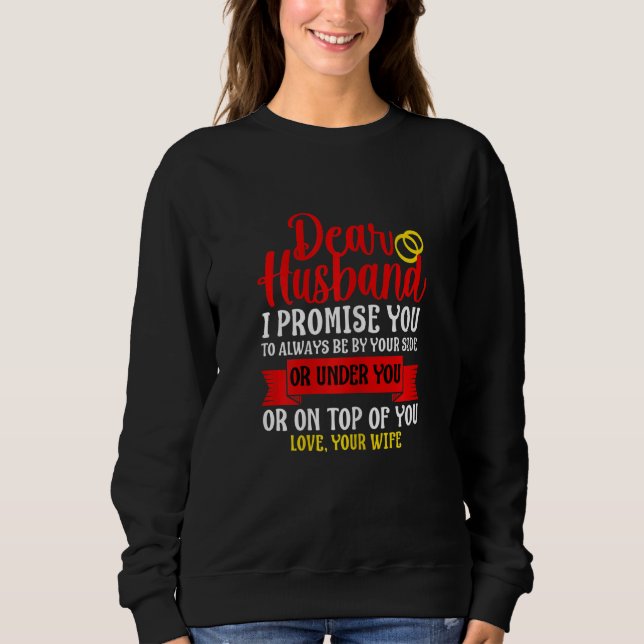 Die besten Ehefrauen-Jubiläen von der Musikgruppe  Sweatshirt (Vorderseite)