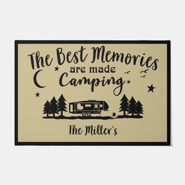 Die besten Erinnerungen sind Made Camping Rug, Cam Fußmatte (Vorderseite)
