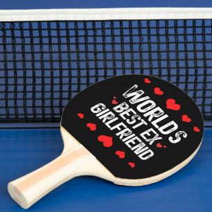 Die besten Ex-Girlfriend-Niedlichen Lustige Sprüch Tischtennis Schläger