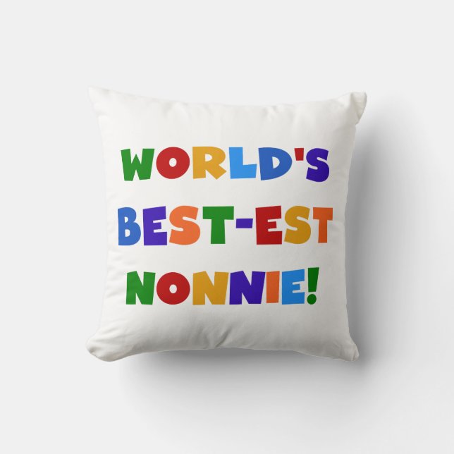 Die besten Farben der Welt für Nonnie Bright Kissen (Vorderseite)