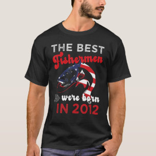 Die besten Fischer wurden 2012 geboren Spaß 10 Geb T-Shirt