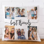 Die besten Freunde 6 Fotocollage Keepake Kissen<br><div class="desc">Feiern Sie die Freundschaft mit den besten Freunden 6 Foto Collage Keepake Kissen werfen. Dieses personalisierte Kissen besticht durch eine wunderschön gestaltete Collage aus sechs hochgeschätzten Fotos, die unvergessliche Momente mit Ihren besten Freunden erleben. Es ist aus hochwertigen Materialien gefertigt und verleiht jedem Raum eine stilvolle und gefühlvolle Touch, die...</div>