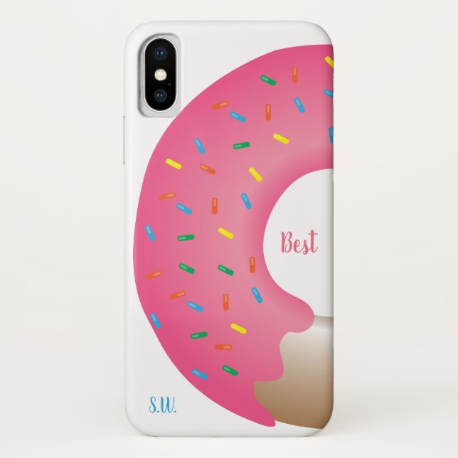 Die besten Freunde | "Beste Hälfte" | Donut Illust Case-Mate iPhone Hülle (Rückseite)