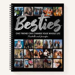 Die besten Freunde | Besties Foto Collage Notizbuch