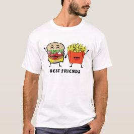 Die besten Freunde - Burger und Freunde - Funny T-Shirt