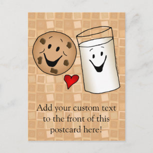 Die besten Freunde, Cookies Liebe Milch Postkarte