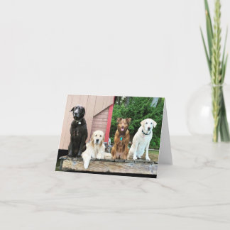 Die besten Freunde Dankeskarte