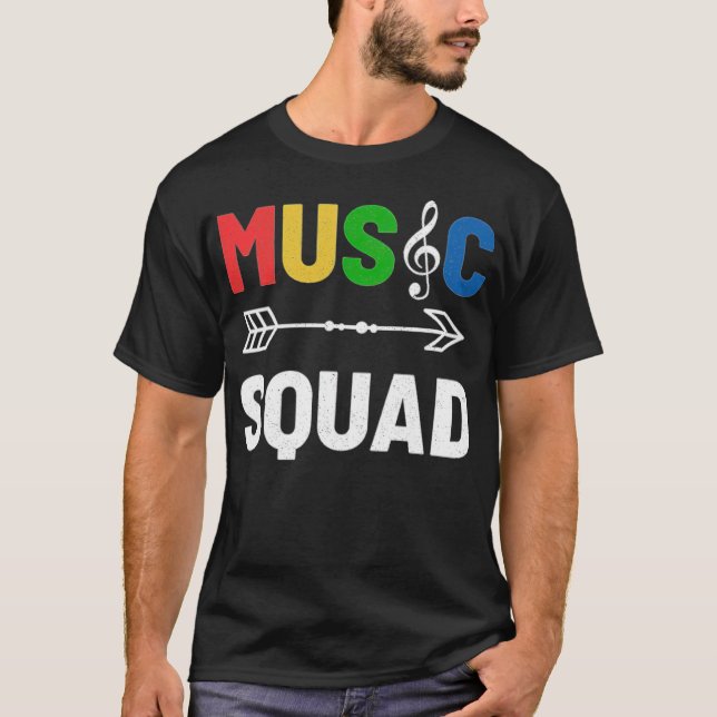 Die besten Freunde der Musik-Truppe - T-Shirt (Vorderseite)