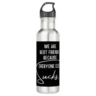 Die besten Freunde Edelstahlflasche