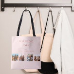 Die besten Freunde erröten Rose Gold Foto Collage Tasche<br><div class="desc">Machen Sie Ihre eigene einzigartige Collage aus Foto als Geschenk für Ihren besten Freund. Verwenden Sie vier, vier Ihrer Lieblings-Fotos. Mit dem Text: Bester Freund je. Personalisieren Sie Ihre Namen und fügen Sie sie hinzu. Rose goldfarbene Buchstaben. Chic, elegant, gürlich rot, rosa Hintergrund. Perfekt als Geburtstag, Weihnachtsgeschenk oder für eine...</div>