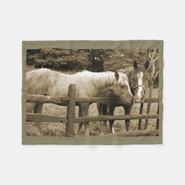 Die besten Freunde Fleecedecke (Vorderseite (Horizontal))