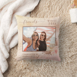 Die besten Freunde Foto ernennt Pampas Gras Rose G Kissen