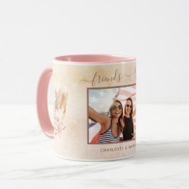 Die besten Freunde Foto ernennt Pampas Gras Rose G Tasse