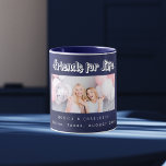 Die besten Freunde Foto Namen navy blau Tasse<br><div class="desc">Ein marineblau gefärbter Hintergrund. Die blaue Farbe ist ungleichmäßig. Personalisieren und fügen Sie Ihr eigenes Foto, Auswahl Ihrer besten Freunde(s) Ihren Namen und Ort der Veranstaltung. Der Text: Friends for Life ist mit einem modernen Stilskript geschrieben. Perfekt als Geschenk für sich selbst oder als Geburtstag- oder Weihnachtsgeschenk für Ihre Freunde....</div>