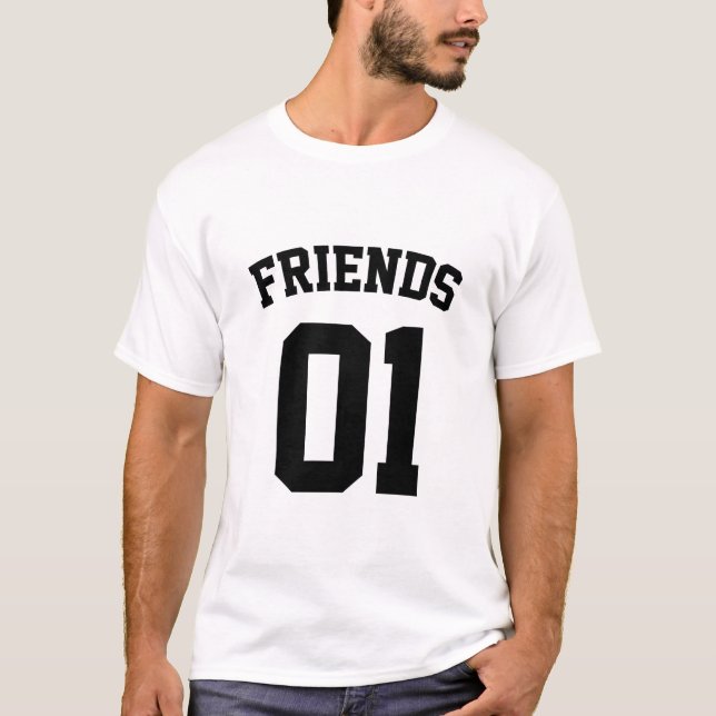 Die besten Freunde für 3 - Freunde 01 T-Shirt (Vorderseite)