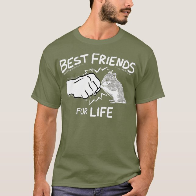 Die besten Freunde für das Leben Geschenkhammer T-Shirt (Vorderseite)