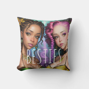 Die besten Freunde für Forever Besties Foto Throw Kissen