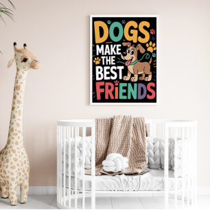Die besten Freunde für Hunde Poster