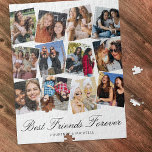 Die besten Freunde für immer 12 FotoCollage<br><div class="desc">BESTE FREUNDIN Bild Rätsel mit einem einfachen,  weißen Hintergrund,  dass Sie ändern können,  um eine beliebige Farbe,  12 Lieblings-Fotos für Sie zu ersetzen mit Ihrem eigenen,  den Titel "beste Freunde für immer",  und Ihre Namen darunter.</div>