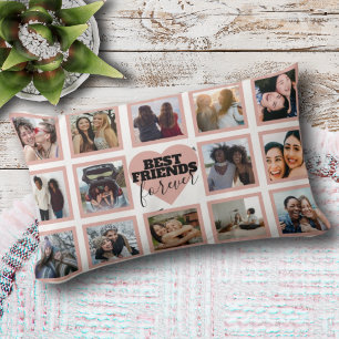 Die besten Freunde für immer 14 Foto Collage Besti Lendenkissen