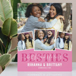 Die besten Freunde für immer 4 Foto Fotoplatte<br><div class="desc">Suchen Sie das passende Geschenk, um Ihrem besten Freund zu zeigen, wie viel sie Ihnen gemein sind? Wir haben das perfekte Produkt für Sie! Unser Friend Picture Plaque zeichnet sich durch einen schönen rosa Hintergrund aus. Dazu gehört eine Collage aus vier Fotos, die Ihre besondere Freundschaft symbolisiert, die Worte "BESTÄTIGKEITEN,...</div>