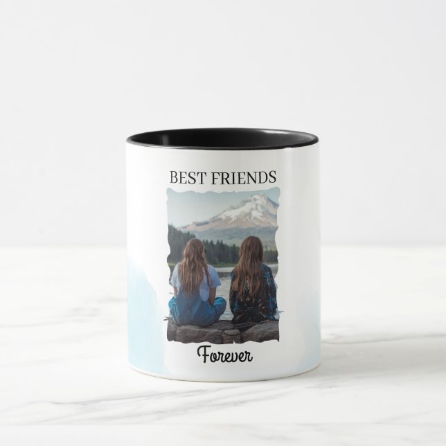 Die besten Freunde für immer benutzerdefiniertes F Tasse (Zentrum)
